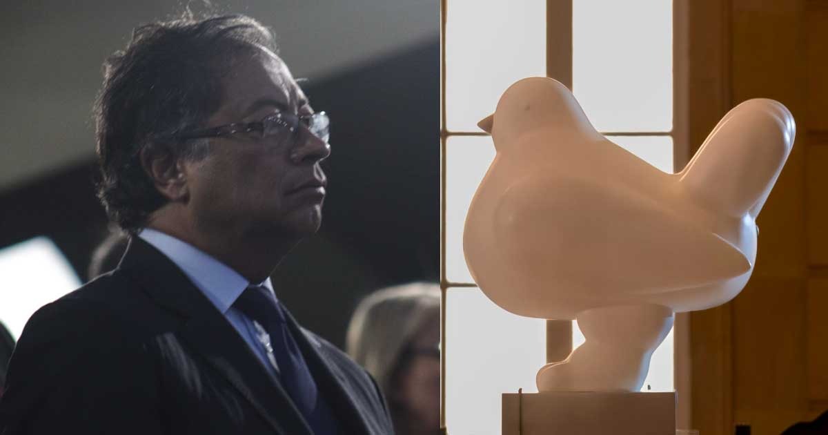 Regresa la paloma de Botero a la Casa de Nariño, Duque la había sacado