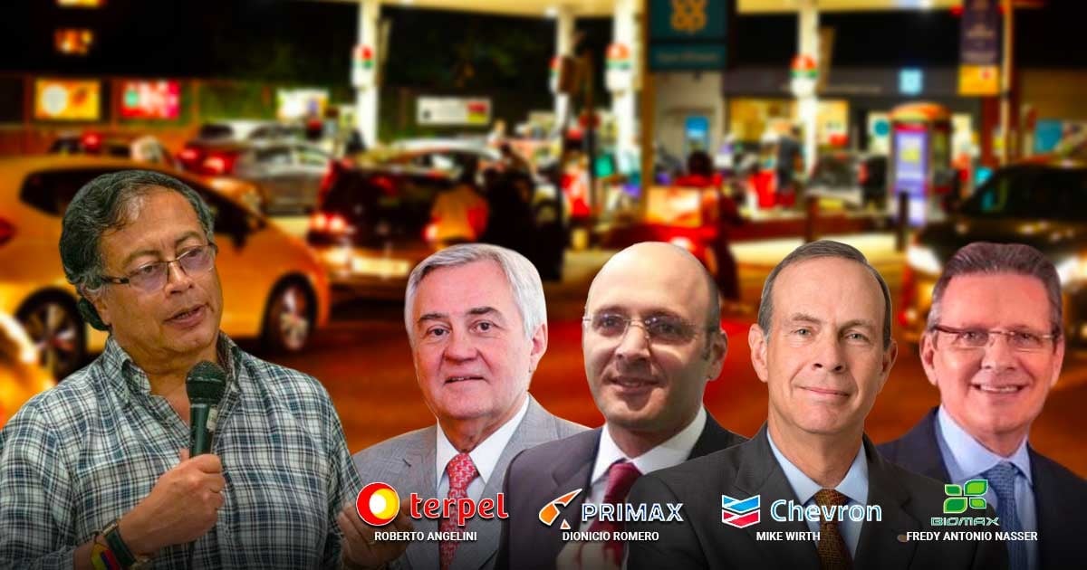 Las 4 empresas extranjeras que ganan con la decisión de Petro de aumentar el precio de la gasolina