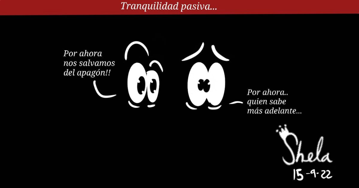 Caricatura: Tranquilidad pasiva