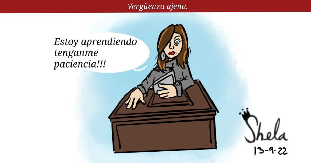Caricatura: Vergüenza ajena