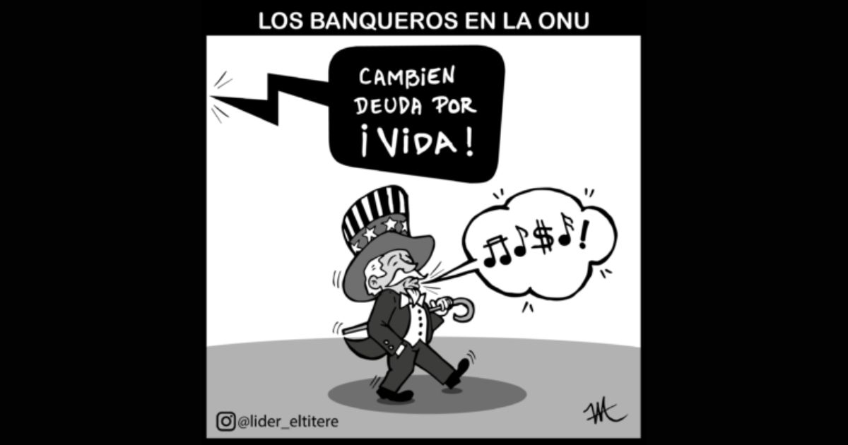 Caricatura: Los banqueros