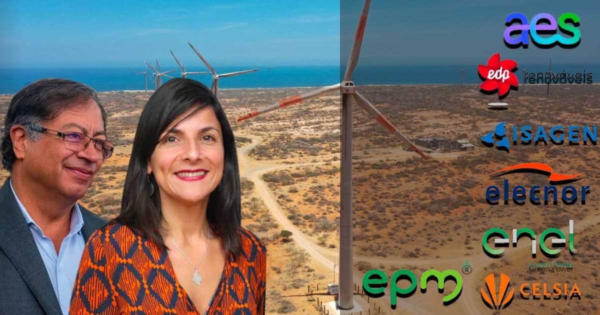 Las 7 empresas que producen energía con el viento de La Guajira a las que Petro les prende velas