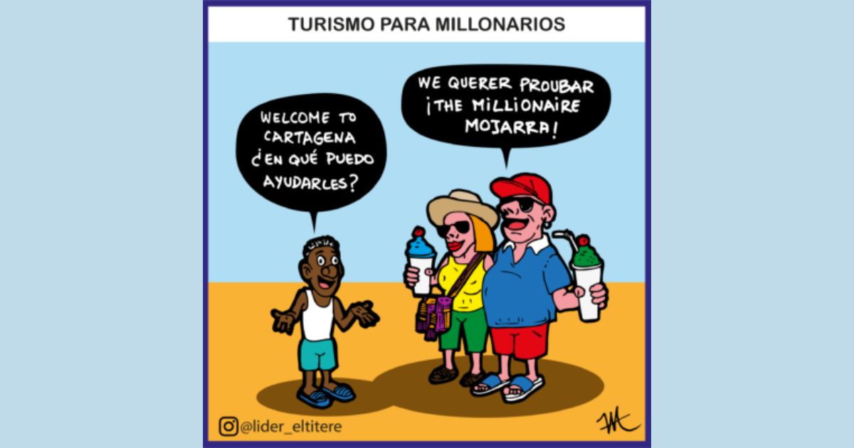 Caricatura: La mojarra millonaria