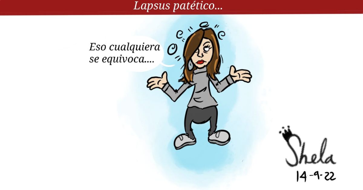 Caricatura: Lapsus patético