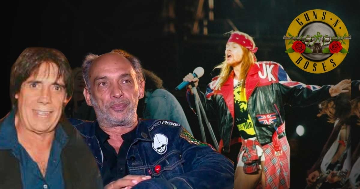 La toteada que se pegaron Felipe Santos y Julio Correal con el concierto de Guns & Roses hace 30 años