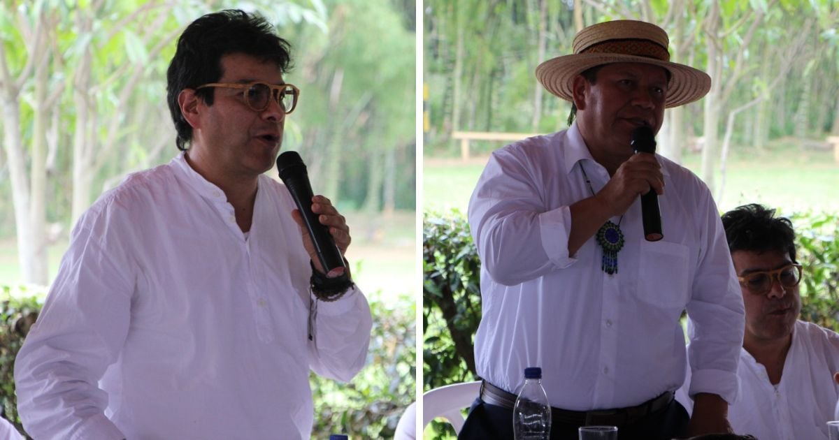 Danilo Rueda y Giovani Yule se remangan para que campesinos, indígenas y negros no se sigan matando