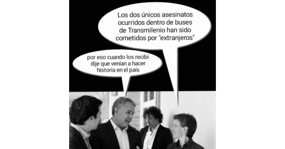 Caricatura: TransMilenio y la corrección política