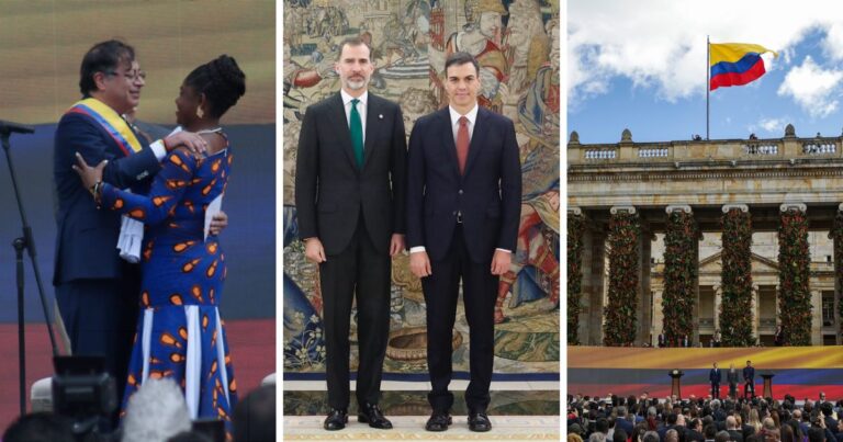 Petro y Pedro Sánchez - Palacio de la Zarzuela (2020) y Plaza de Bolívar (2022): dos eventos, varias historias, un destino