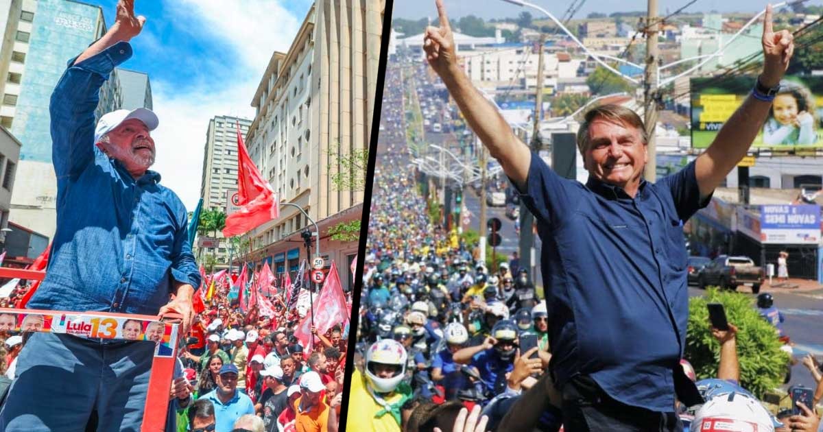 Lula y Bolsonaro en reñido enfrentamiento por la presidencia de Brasil