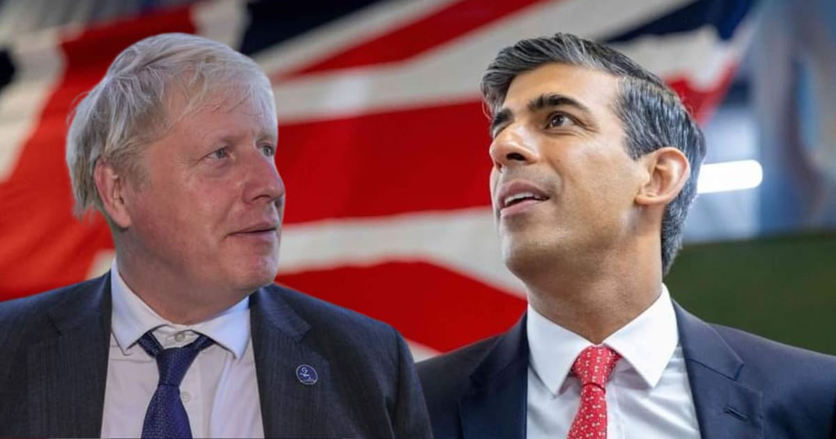 Boris Johnson y Rishi Sunak favoritos para suceder a Truss en el Reino Unido