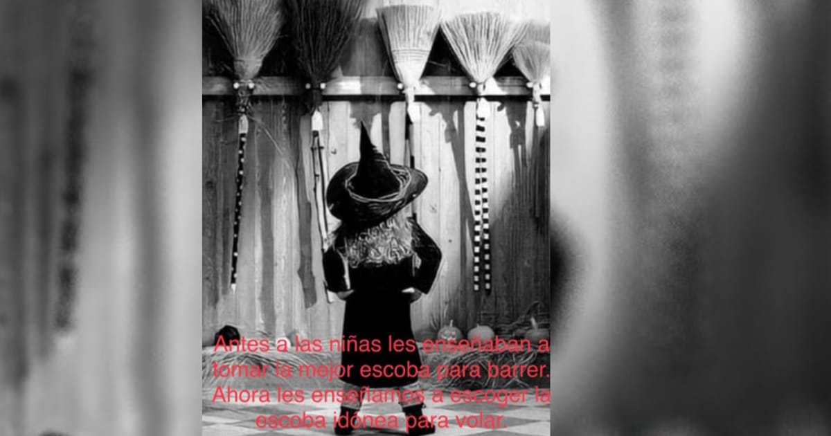 Las brujas hoy vuelan en balón