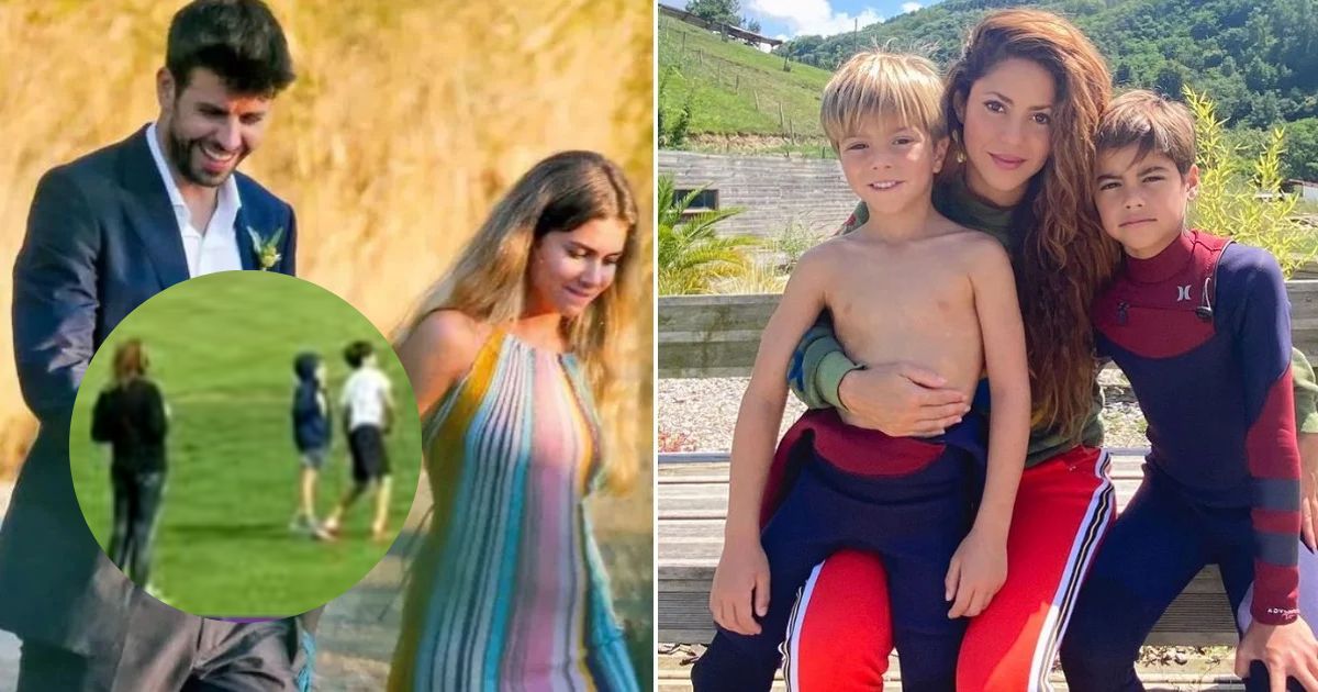 La nueva novia de Piqué se sacó un 10 en madrastra, se le vio muy cariñosa con los hijos de Shakira