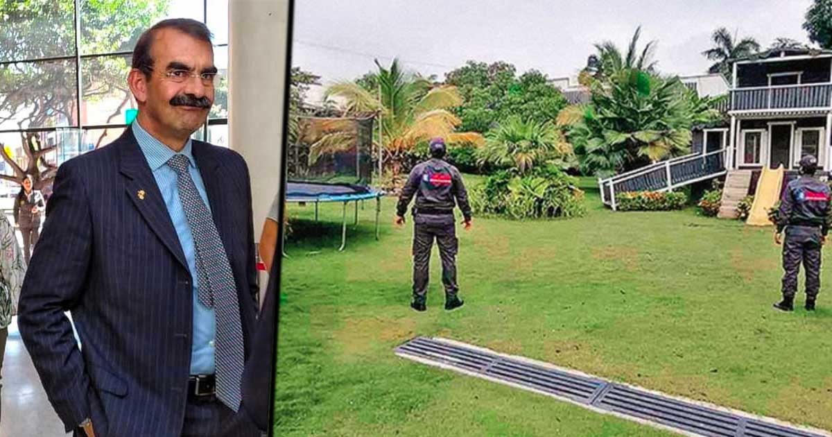 La fiesta del general Palomino con los bienes de la SAE