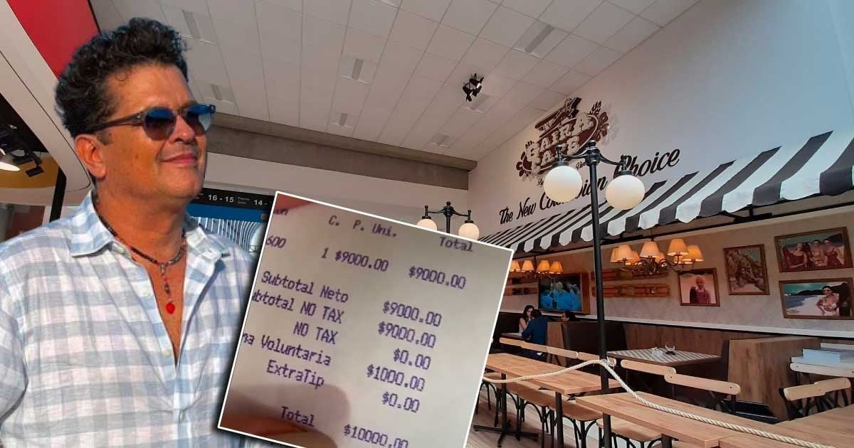 Cobrar $10 mil por una botella de agua: el descaro del restaurante de Carlos Vives en Medellín