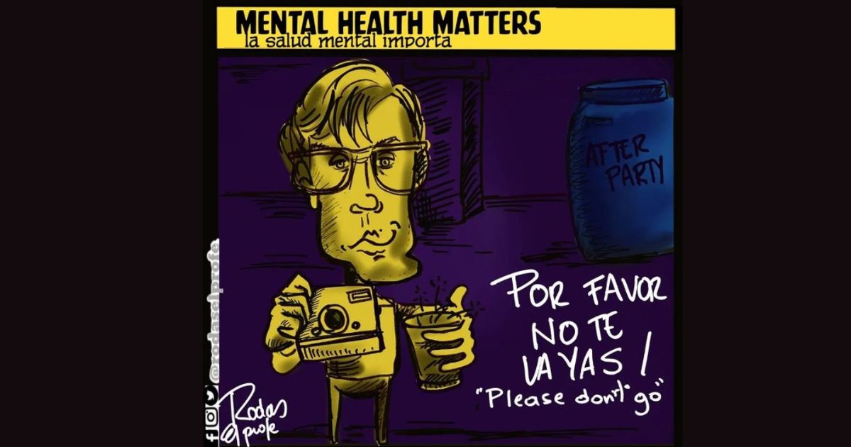 Caricatura: La salud mental importa
