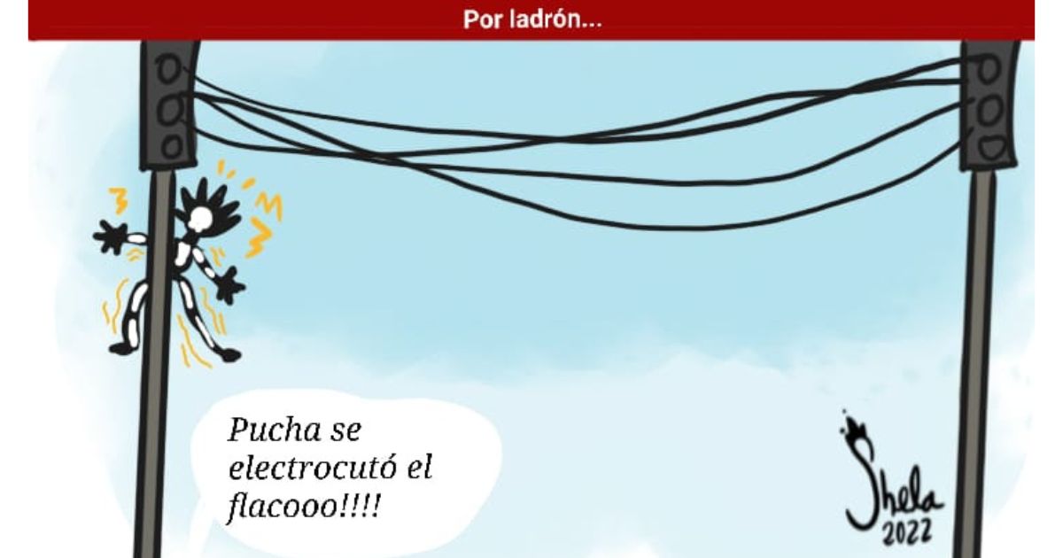 Caricatura: Por ladrón