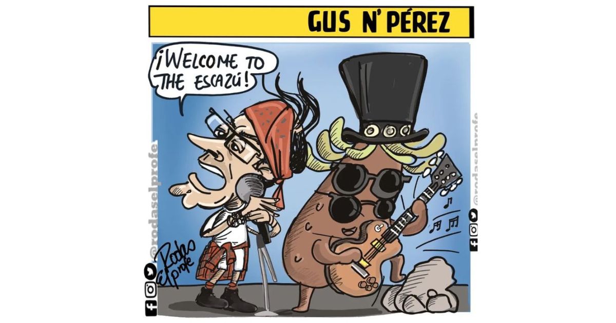 Caricatura: Gus N'Pérez