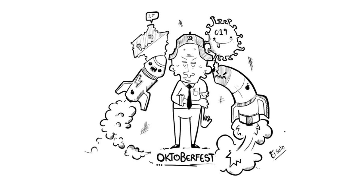 Caricatura: Octubre de terror