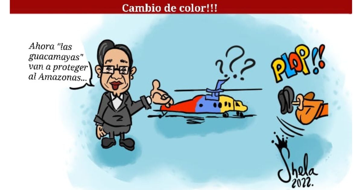 Caricatura: Cambio de color