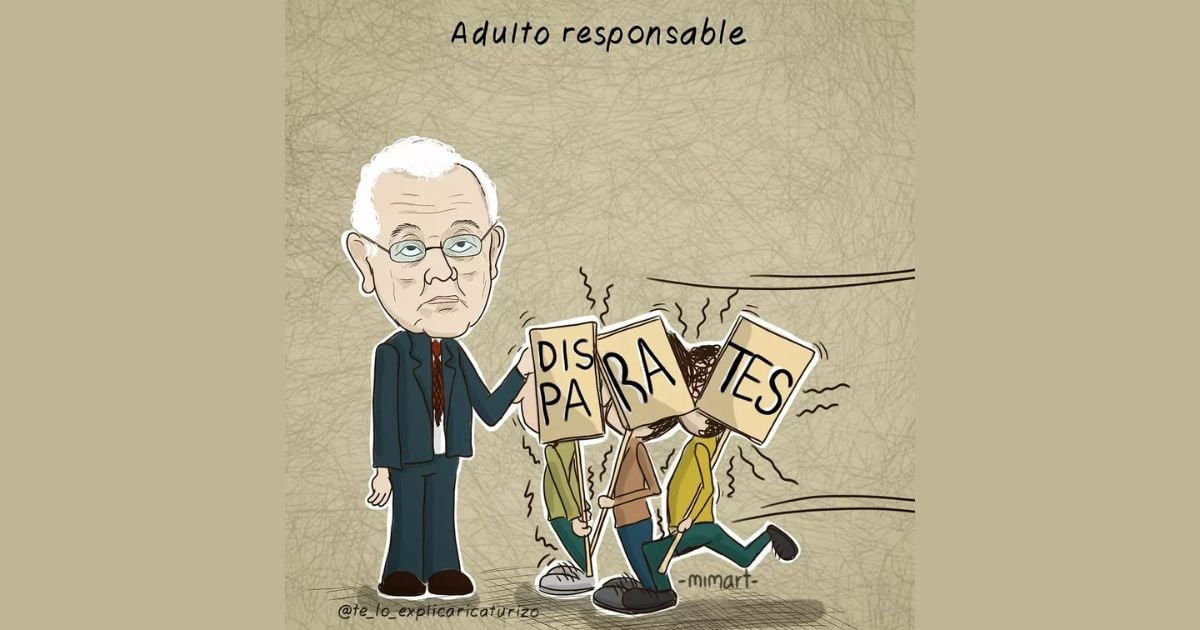 Caricatura: Adulto responsable