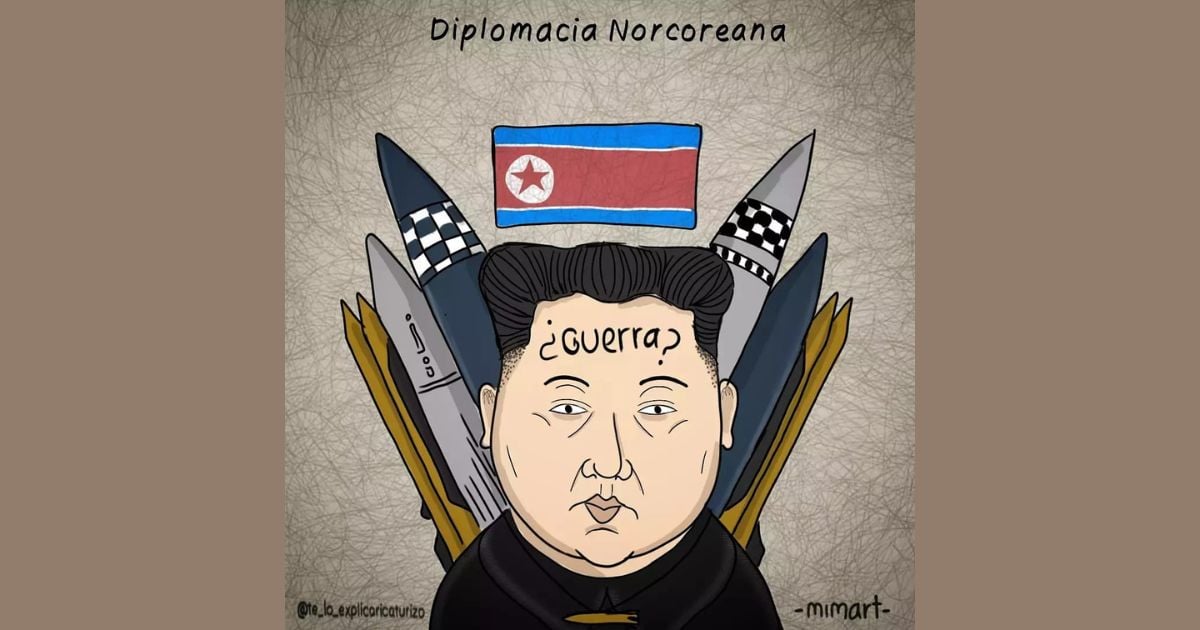Caricatura: Diplomacia norcoreana
