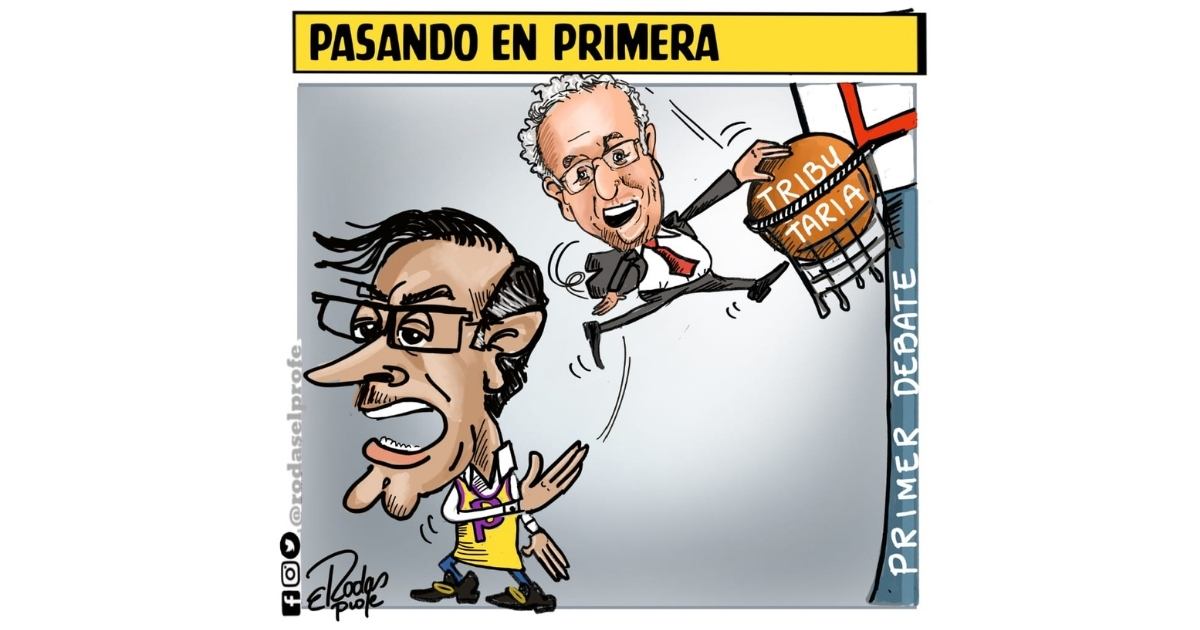 Caricatura: Pasando en primera
