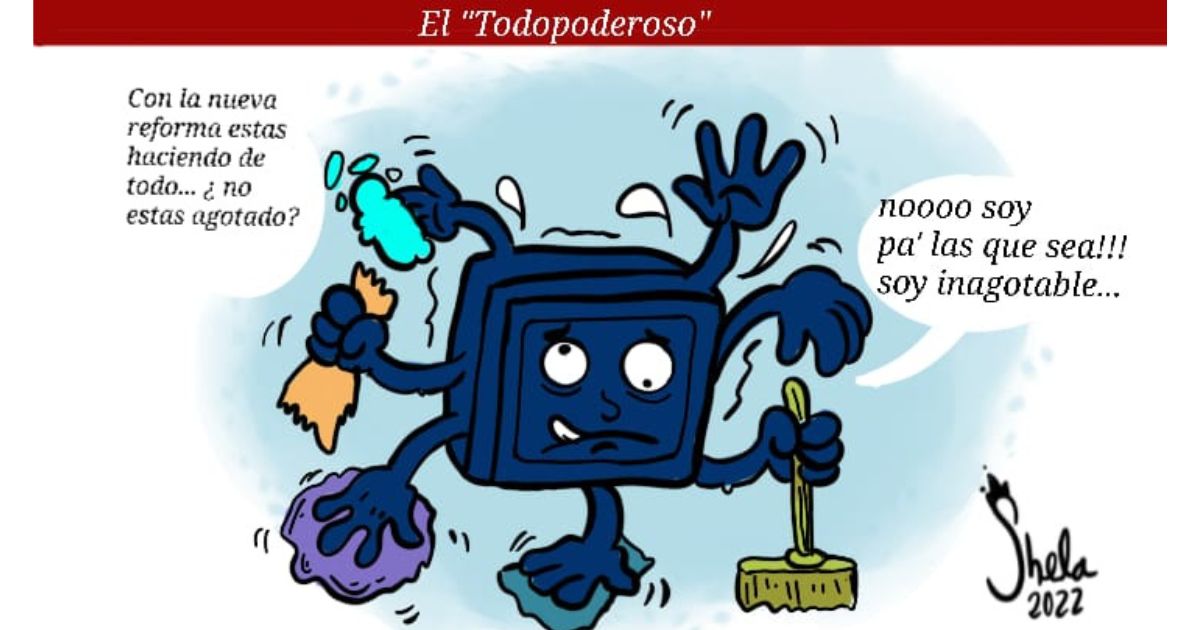 Caricatura: El todopoderoso