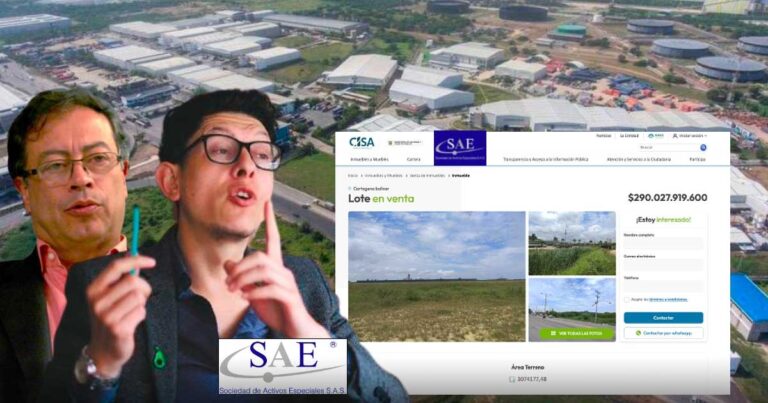 Bienes incautados - El valioso lote de $ 290 mil millones en Mamonal incautado a la mafia, en venta por el gobierno Petro