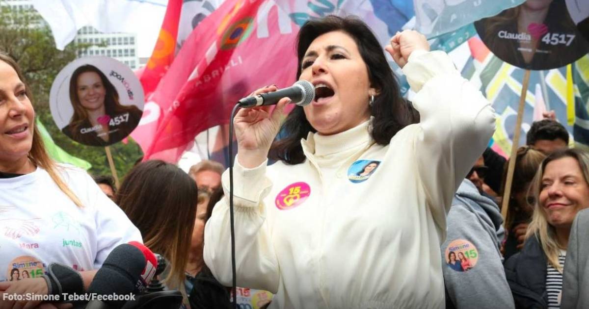 La excandidata Simone Tebet, tercera en votos, se suma a Lula