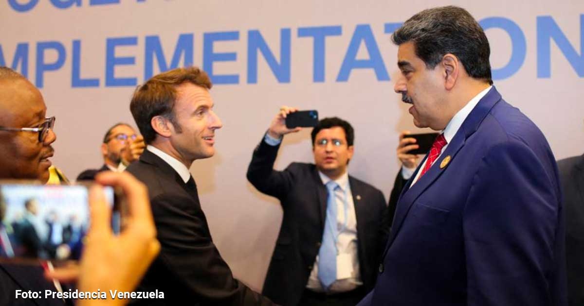 Macron busca desentrabar el diálogo entre Maduro y la oposición para que haya elecciones