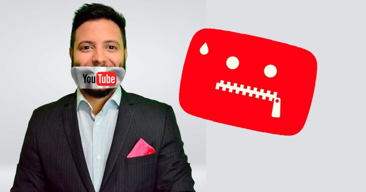 Entutelan a YouTube Colombia por censurar a influencer de derecha