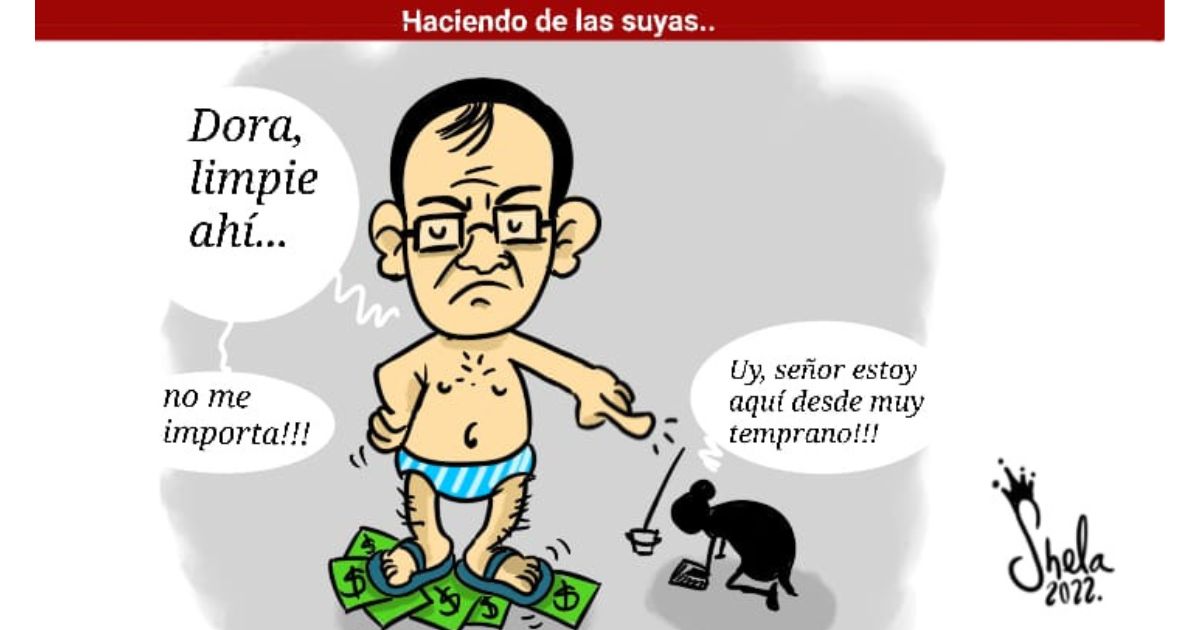 Caricatura: Haciendo de las suyas