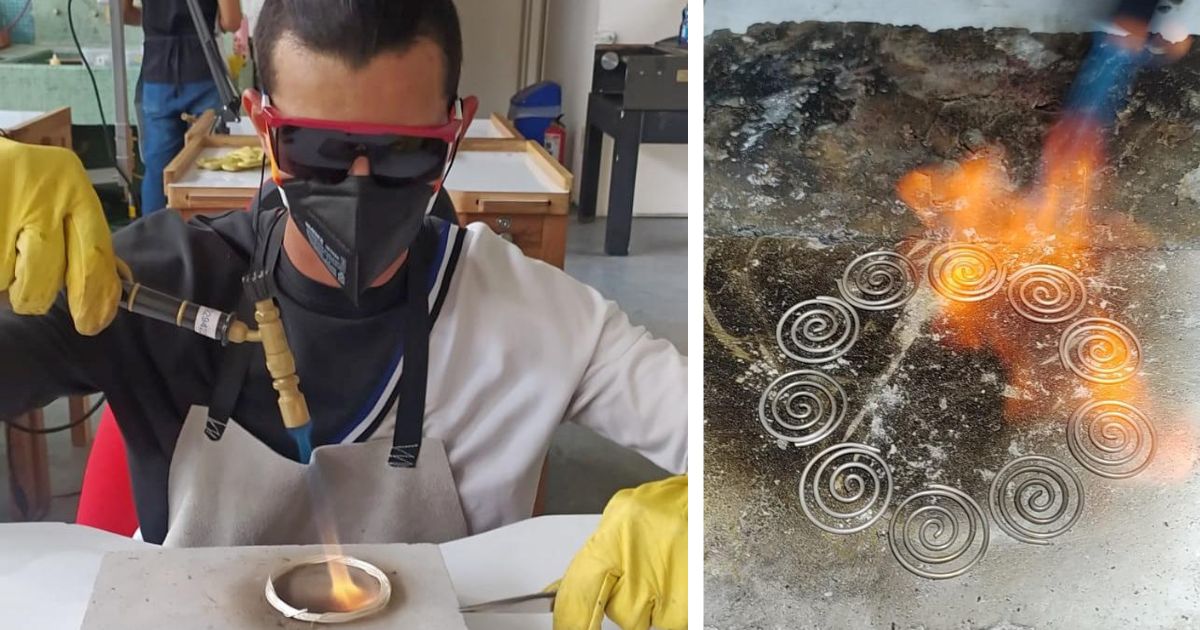 El hombre que crea arte con el fuego