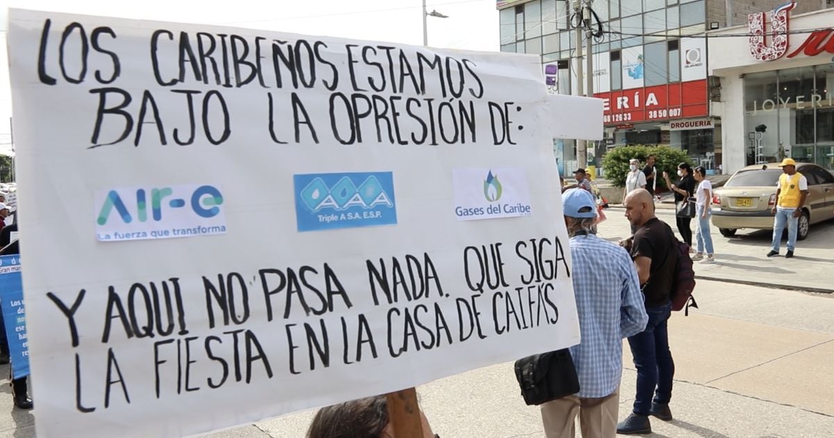 VIDEO: Las marchas contra las altas tarifas y abusos de Air-E y Afinia