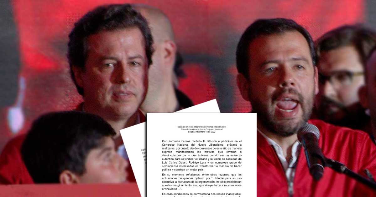 Frustrado intento de los hermanos Galán por recuperar para el Nuevo Liberalismo a sus fundadores