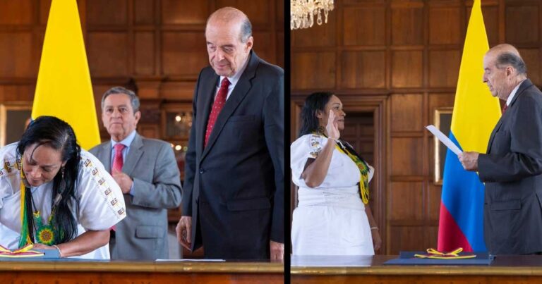  - La indígena de la Sierra Nevada, amiga de Francia Márquez, que coronó en la Embajada de Bolivia