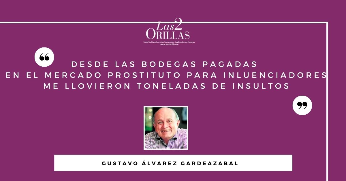 Llovió mierda al zarzo