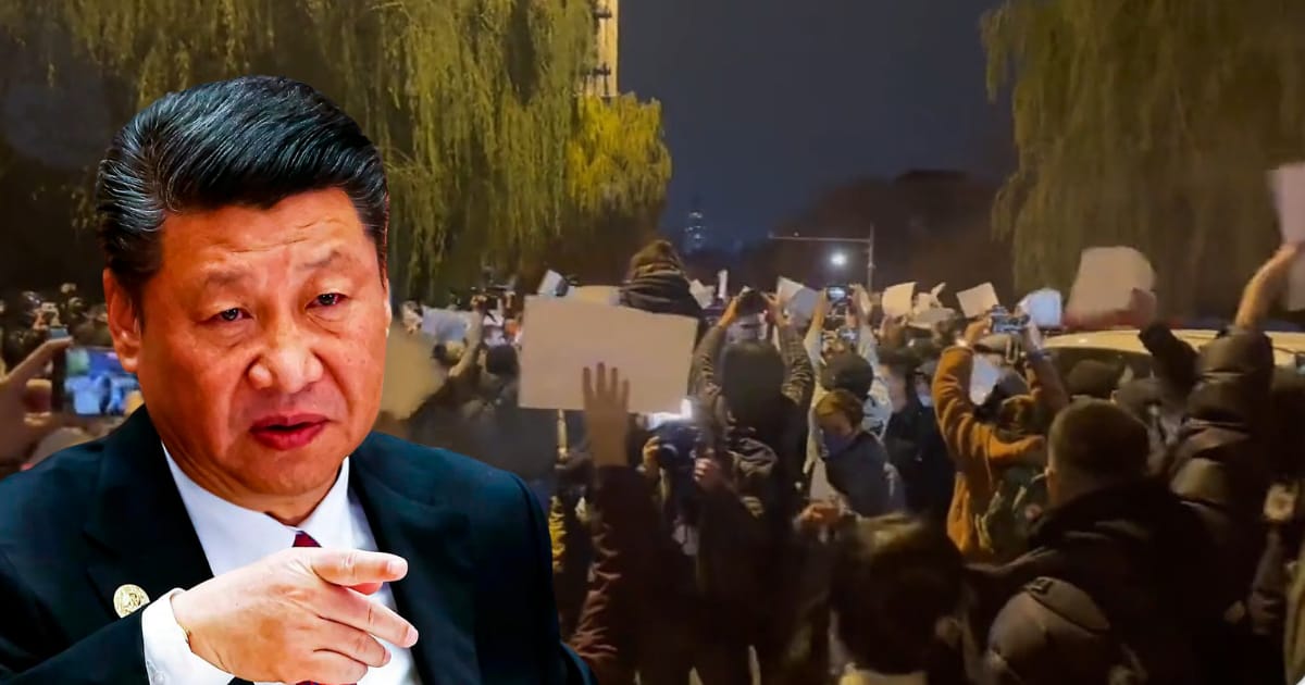 Por primera vez desde 1989 resonaron en las universidades chinas eslóganes políticos