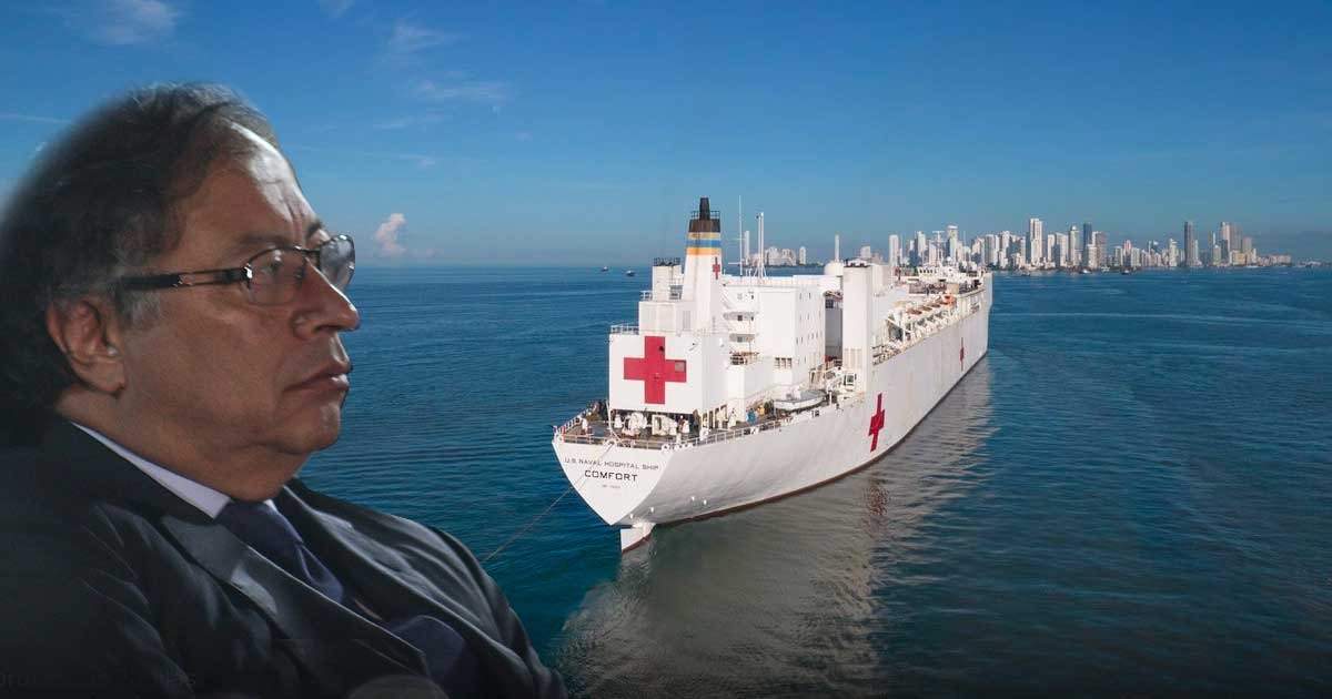 El respaldo de la Armada Norteamericana al presidente Petro llegó a Cartagena