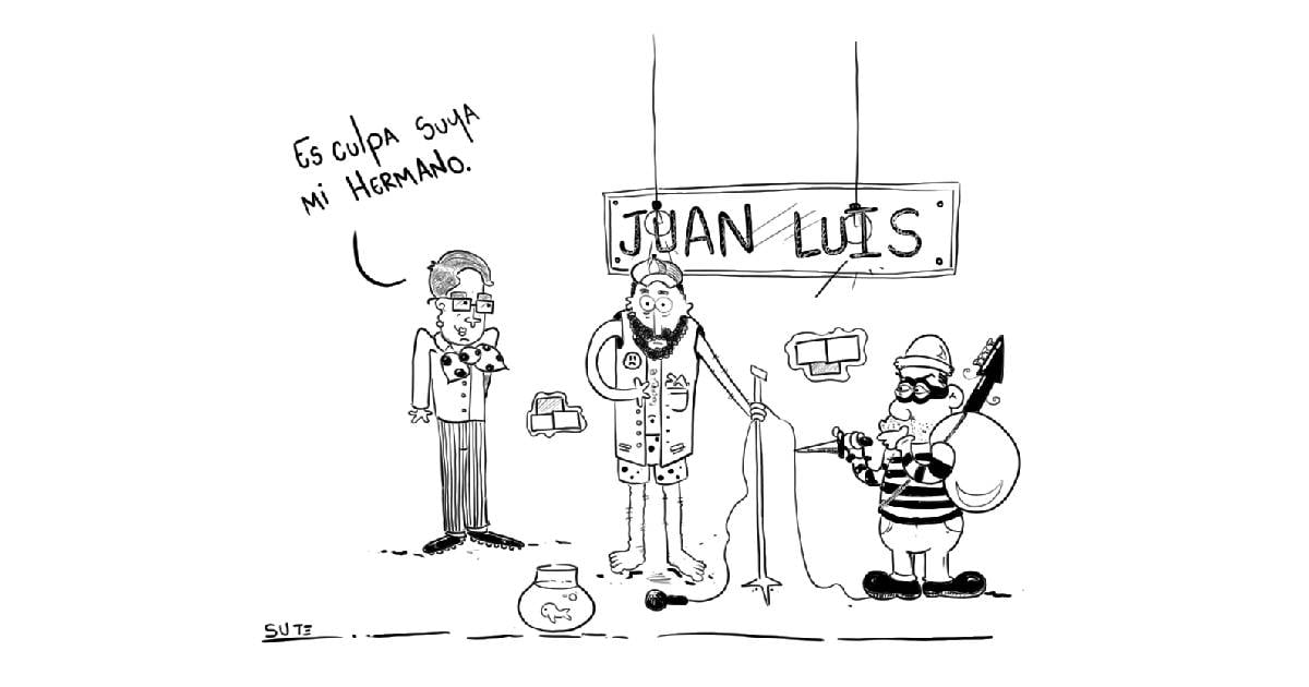 Caricatura: Culpa de Juan Luis