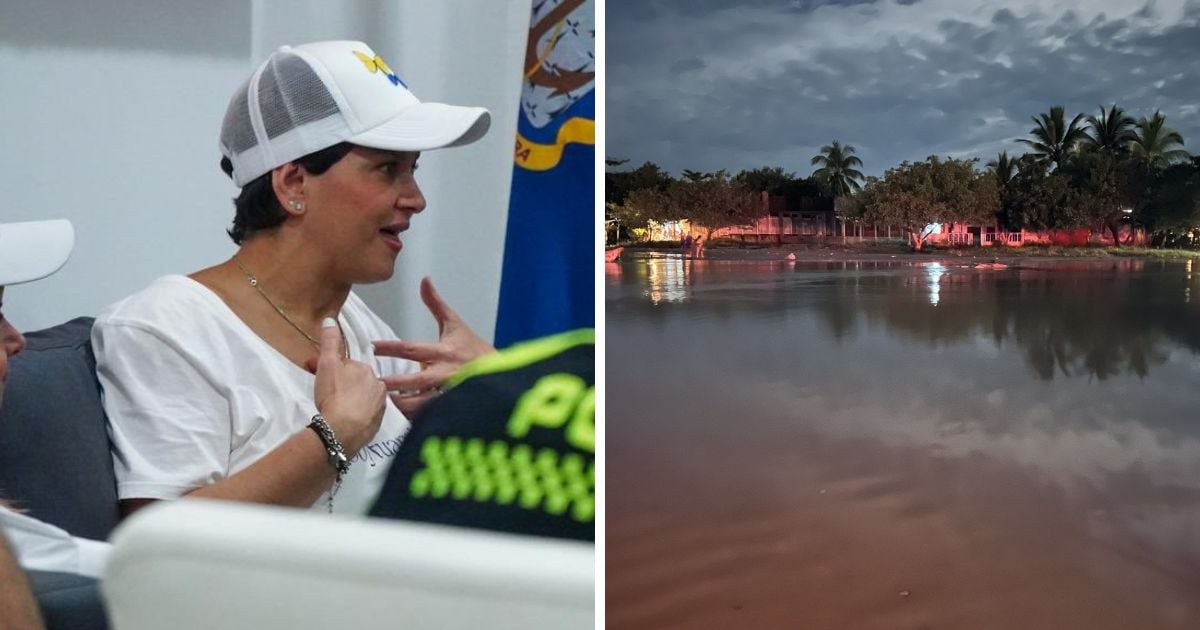 Remangada en Cartagena: reaparece Verónica Alcocer para atender inundaciones
