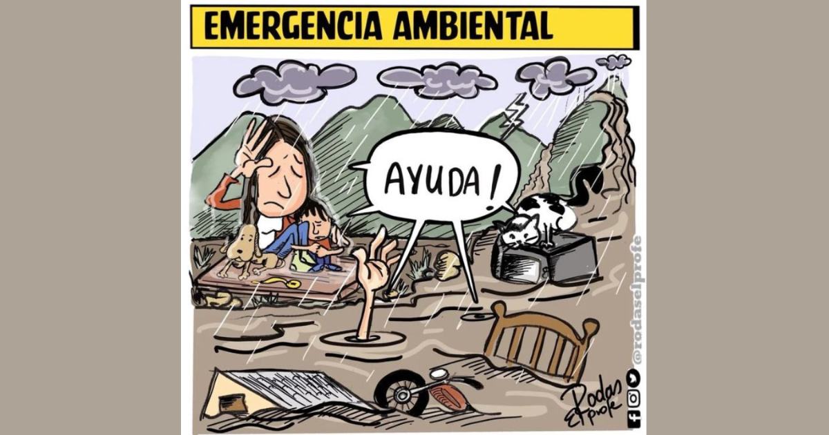 Caricatura: Emergencia ambiental