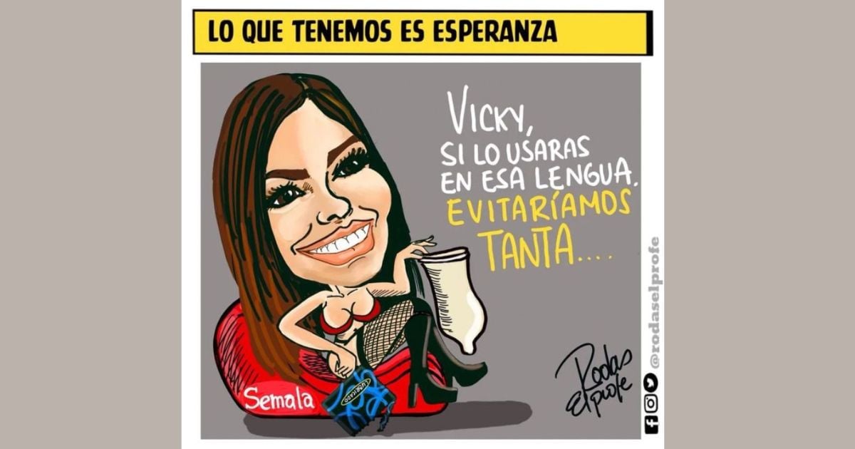 Caricatura: La trapeada que le pegó Esperanza a Gómez a Vicky Dávila