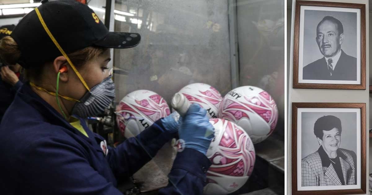 Los Escobar y Martínez, los cerebros detrás de los balones de fútbol Golty