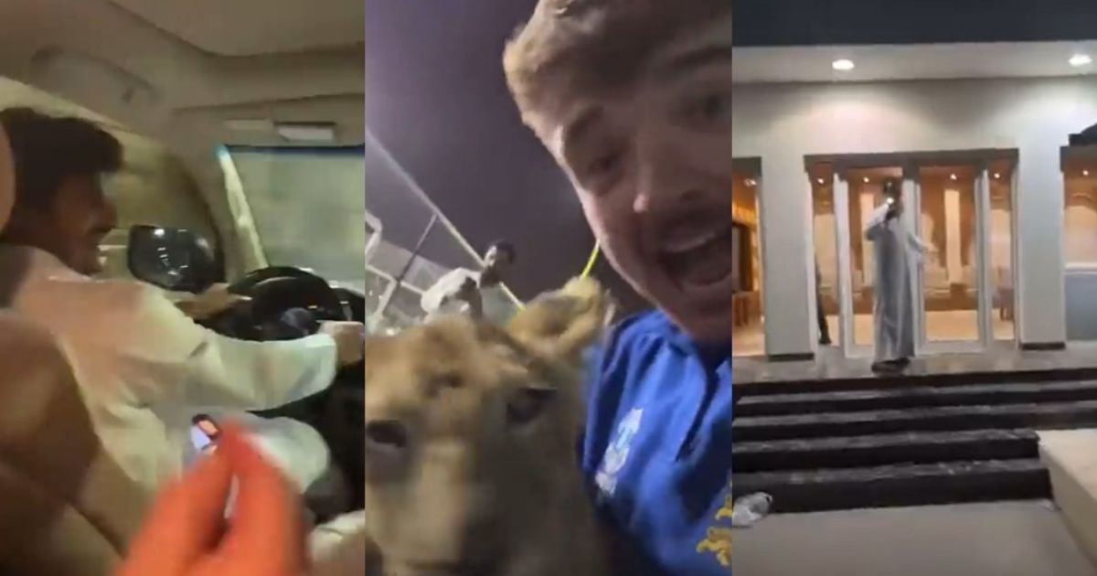 Los hinchas ingleses que buscaban cerveza en Catar y terminaron de fiesta en la mansión de unos jeques