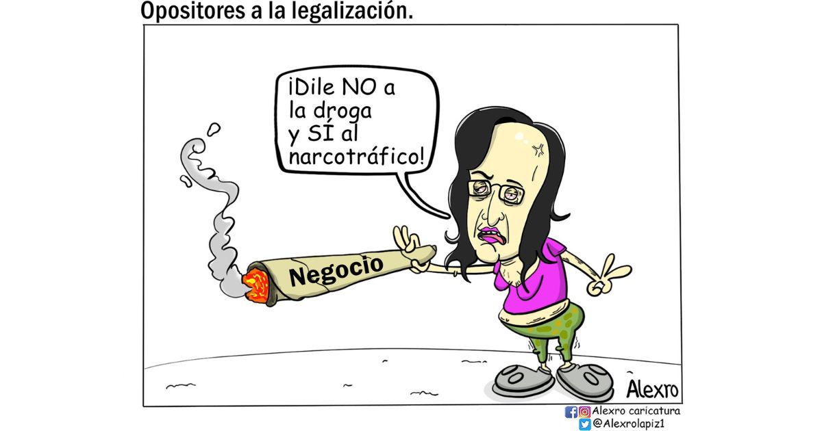 Caricatura: Opositores a la legalización