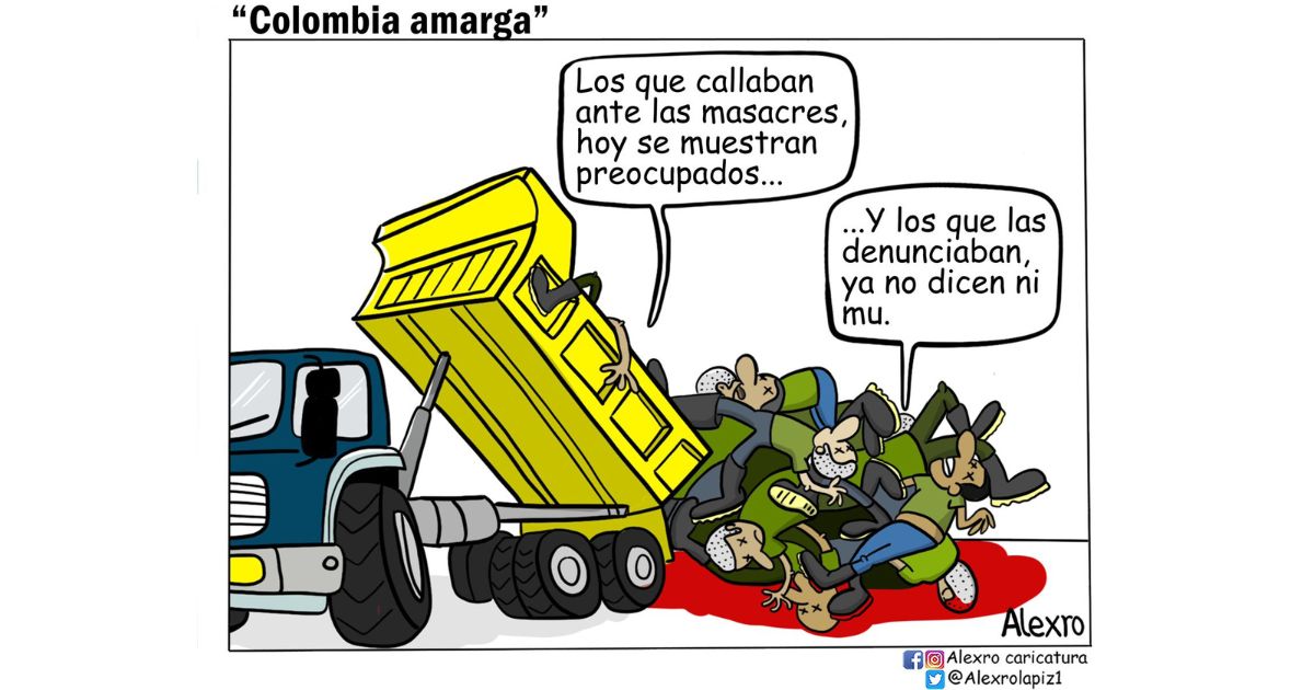 Caricatura: Colombia amarga