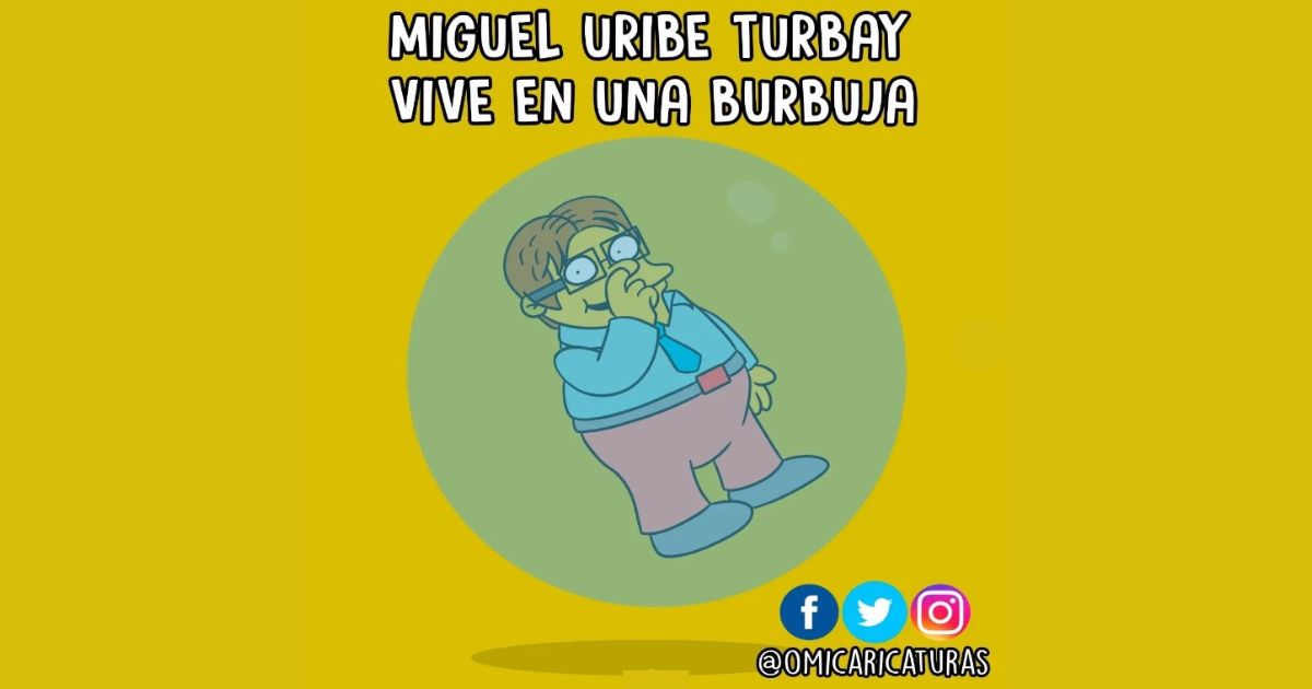 Caricatura: Viviendo en la burbuja