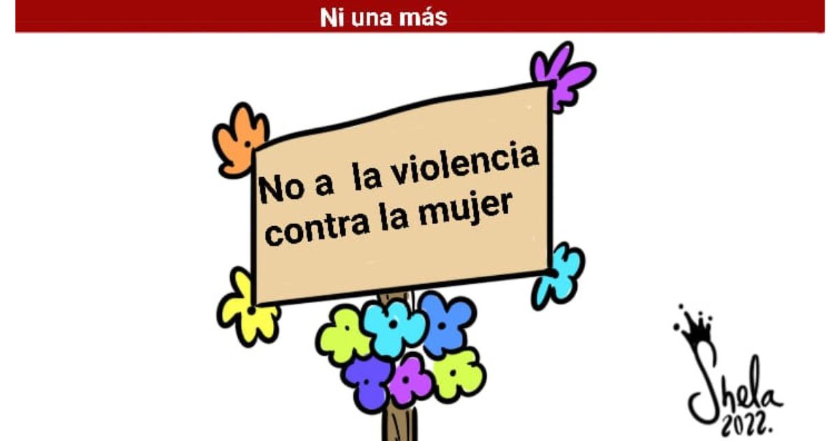 Caricatura: Ni una más