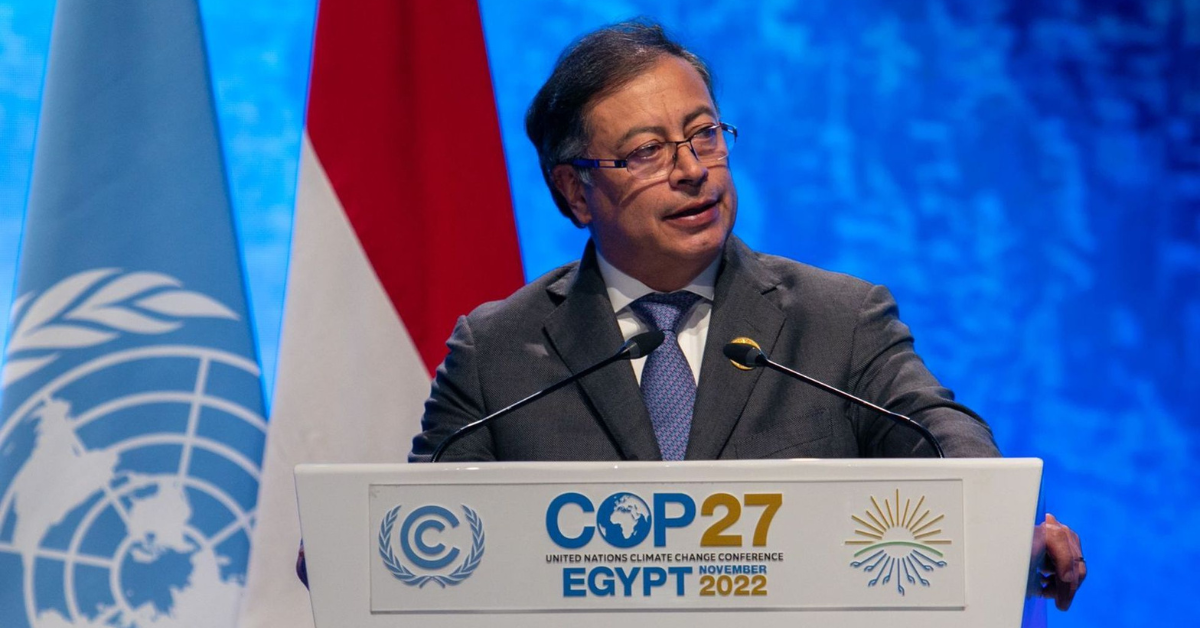 El decálogo de Gustavo Petro en la COP 27 para enfrentar el cambio climático.